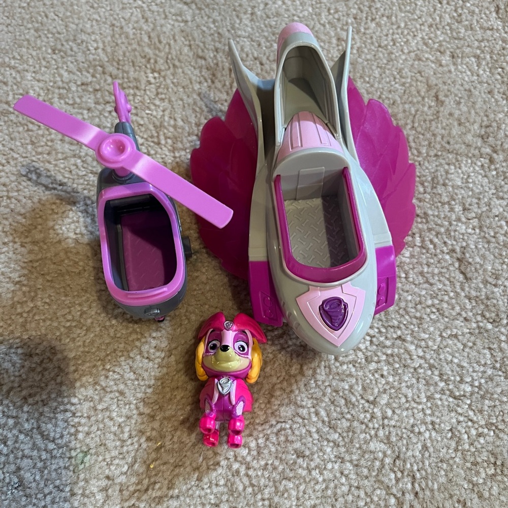 6 Paw Patrol Characters with their Vehicles